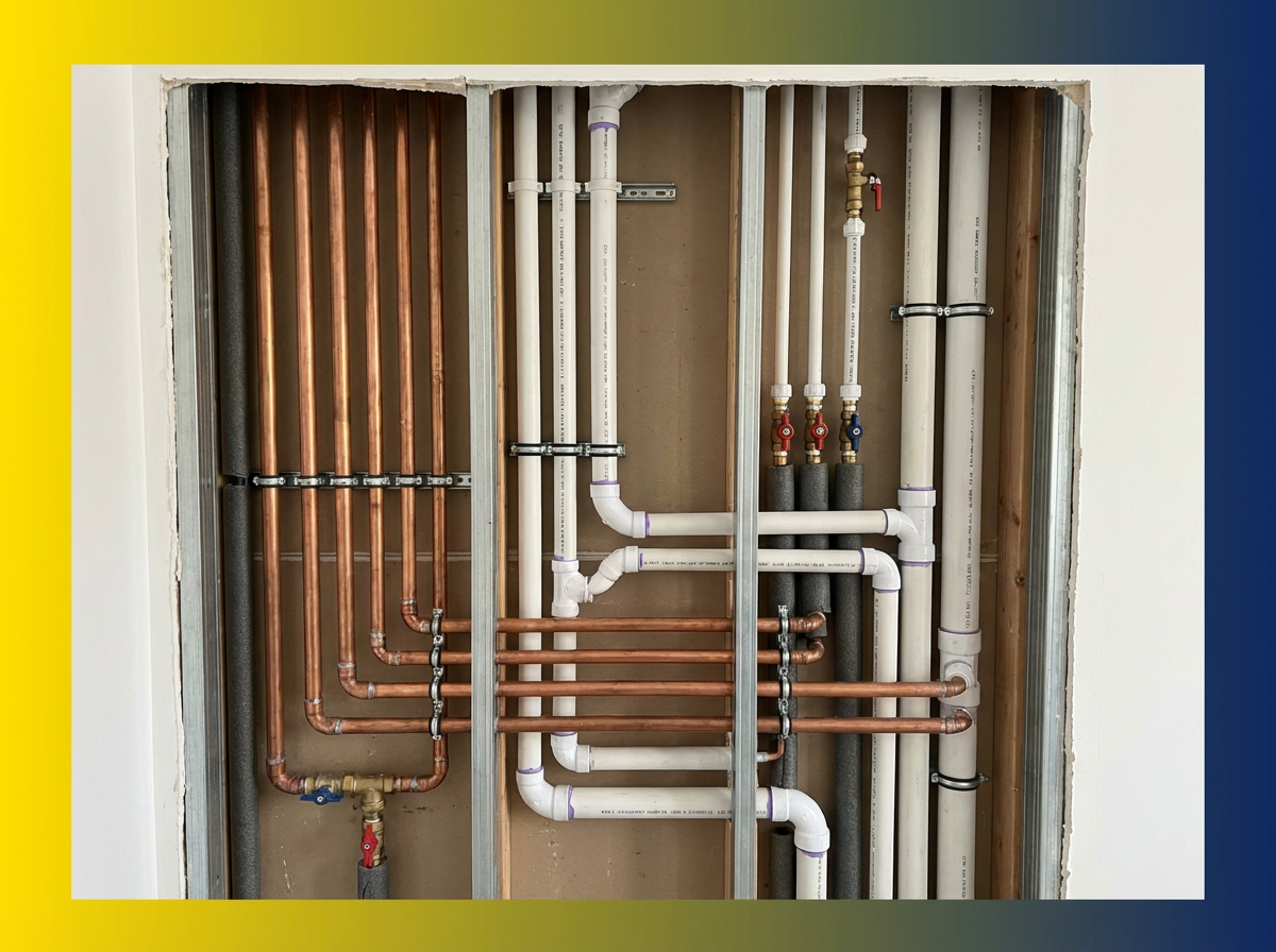 Installation réseau tuyauterie