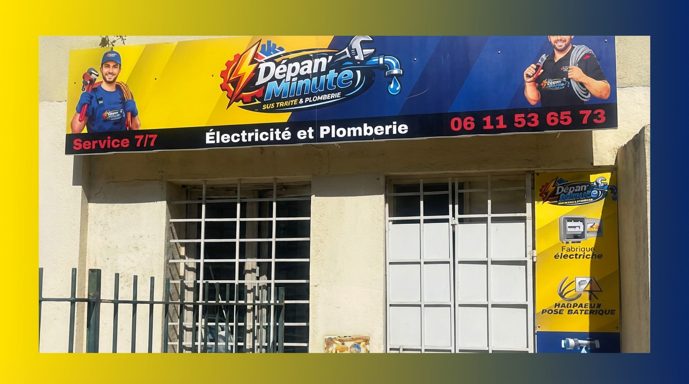 Dépan'Minute Plomberie & Électricité Nice — 06 11 53 65 73